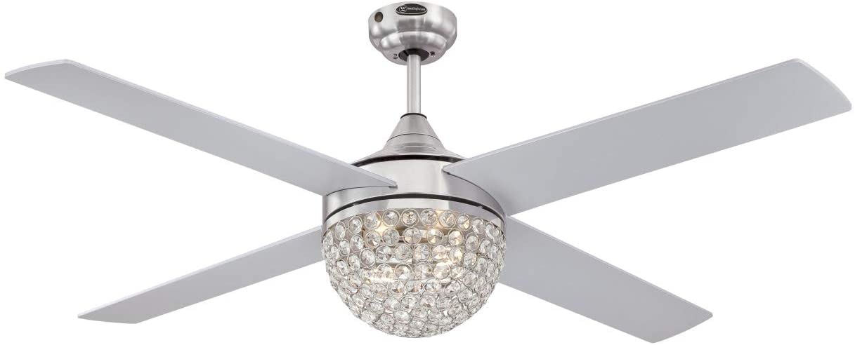 ventilador de techo con luz Westinghouse 72262 plata